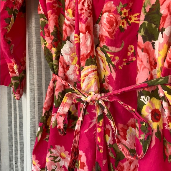 Flower Kimono Robe - Picture 2 of 2